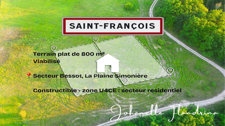 Ma-Cabane - Vente Terrain SAINT FRANCOIS, 800 m²