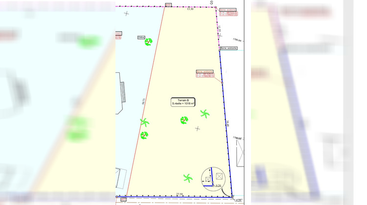 Ma-Cabane - Vente Terrain SAINT-FRANCOIS, 1018 m²