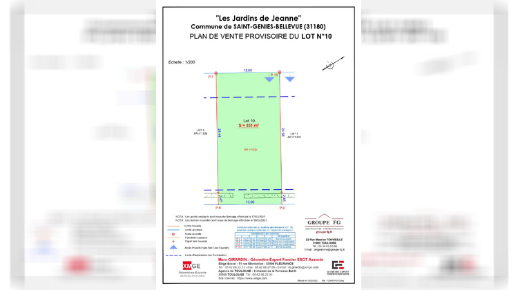 Ma-Cabane - Vente Terrain Saint-Geniès-Bellevue, 350 m²