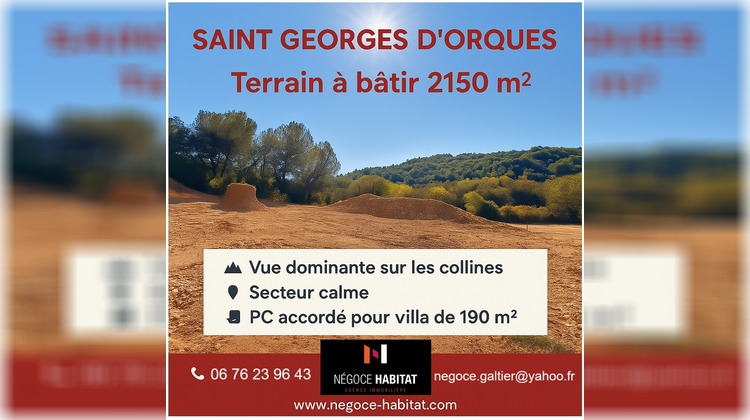 Ma-Cabane - Vente Terrain Saint-Georges-d'Orques, 2150 m²