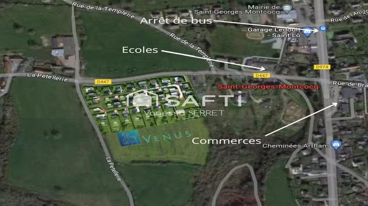 Ma-Cabane - Vente Terrain Saint-Georges-Montcocq, 386 m²