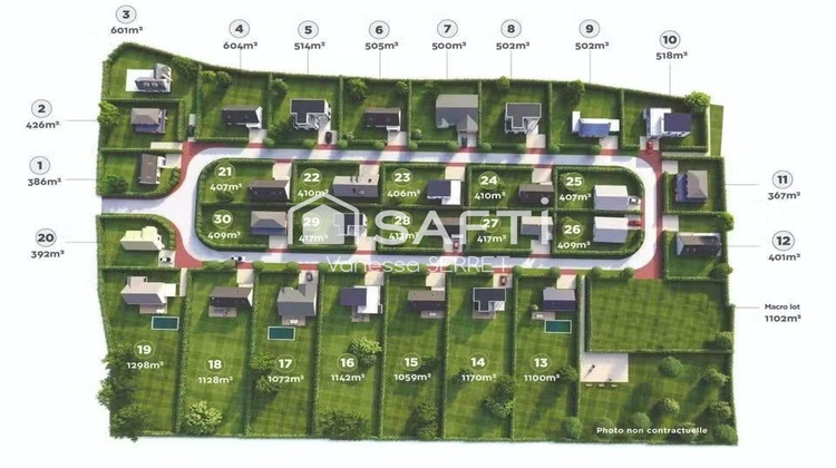 Ma-Cabane - Vente Terrain Saint-Georges-Montcocq, 1142 m²