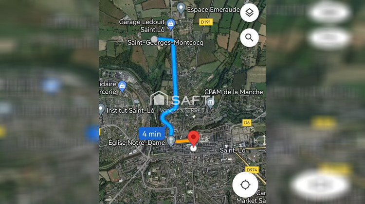 Ma-Cabane - Vente Terrain Saint-Georges-Montcocq, 417 m²