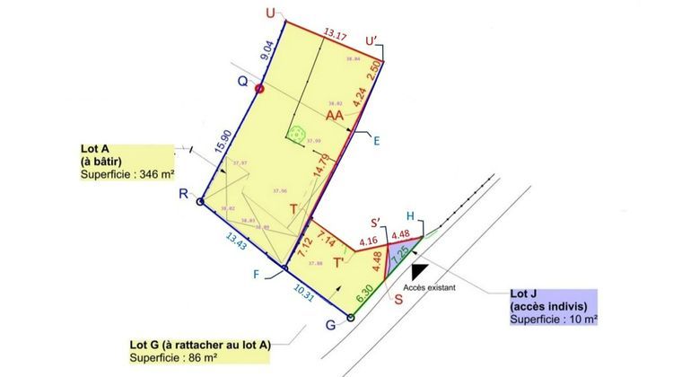 Ma-Cabane - Vente Terrain SAINT-GILDAS-DE-RHUYS, 432 m²