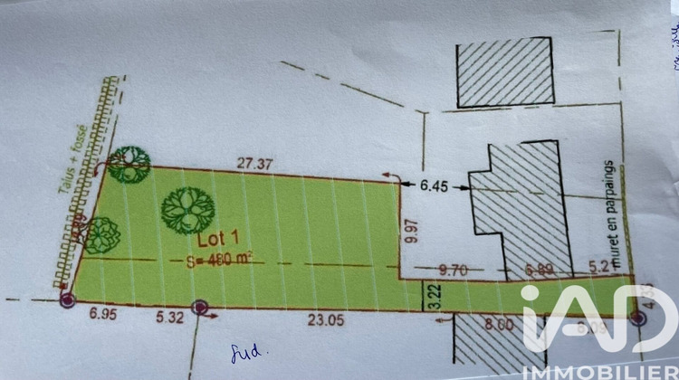Ma-Cabane - Vente Terrain Saint-Gildas-de-Rhuys, 480 m²