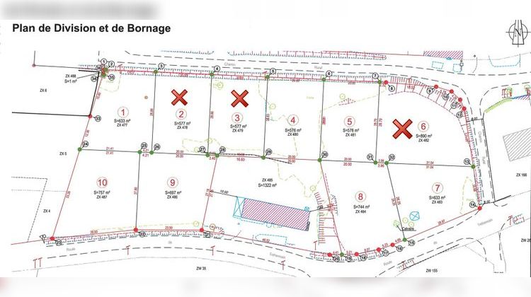 Ma-Cabane - Vente Terrain Saint-Gildas-des-Bois, 633 m²