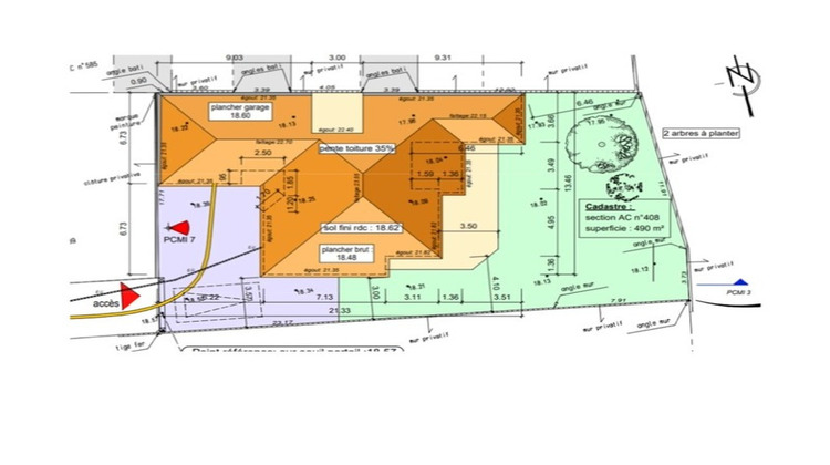 Ma-Cabane - Vente Terrain SAINT GILLES CROIX DE VIE, 518 m²