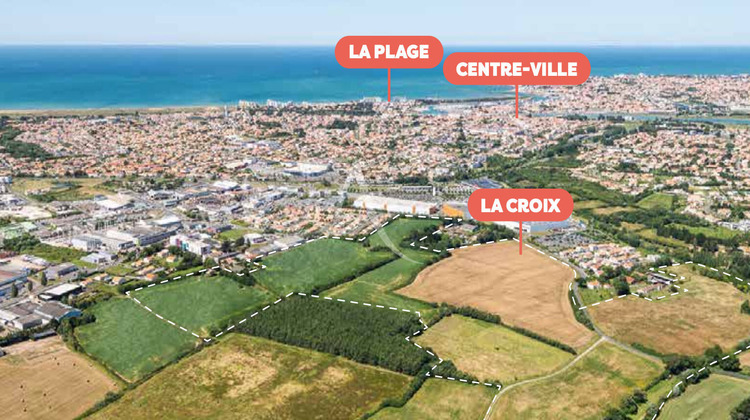 Ma-Cabane - Vente Terrain SAINT-GILLES-CROIX-DE-VIE, 408 m²
