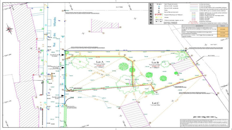 Ma-Cabane - Vente Terrain SAINT-GONDRAN, 661 m²