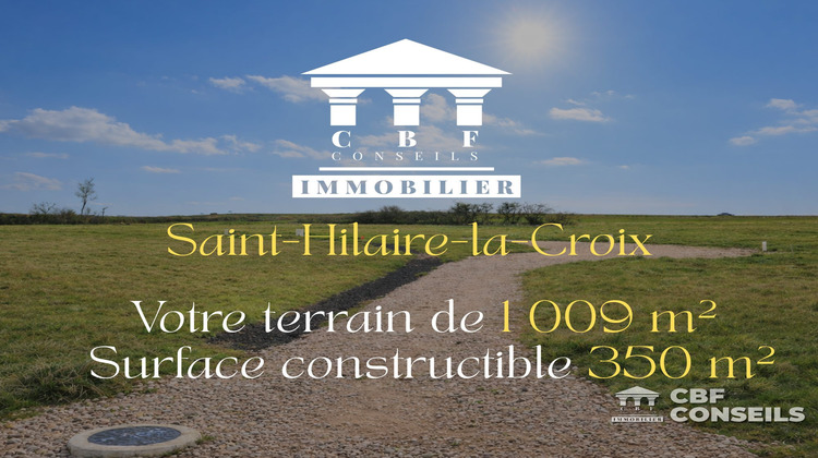 Ma-Cabane - Vente Terrain Saint-Hilaire-la-Croix, 1090 m²