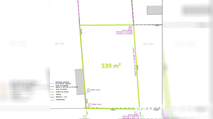 Ma-Cabane - Vente Terrain Saint-Hilaire-le-Grand, 539 m²