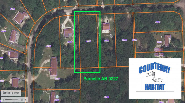 Ma-Cabane - Vente Terrain Saint-Hilaire-les-Andrésis, 2370 m²