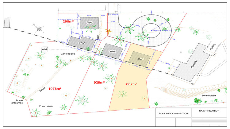 Ma-Cabane - Vente Terrain SAINT-HILARION, 807 m²