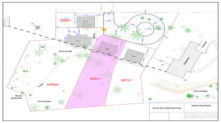 Ma-Cabane - Vente Terrain SAINT-HILARION, 929 m²