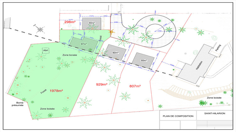 Ma-Cabane - Vente Terrain SAINT-HILARION, 1978 m²