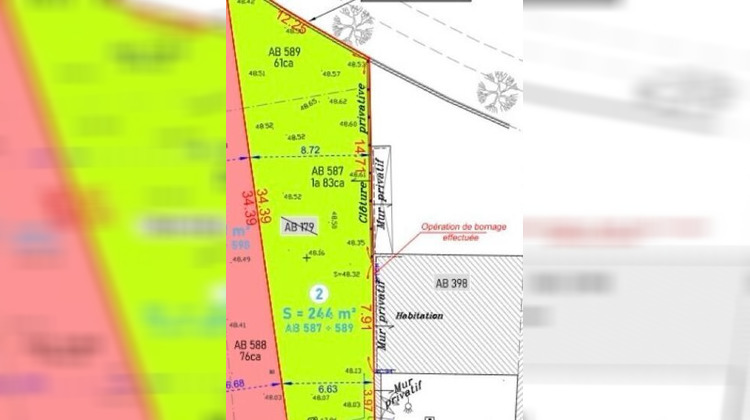 Ma-Cabane - Vente Terrain SAINT-JACQUES-DE-LA-LANDE, 244 m²