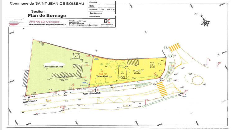 Ma-Cabane - Vente Terrain Saint-Jean-de-Boiseau, 450 m²