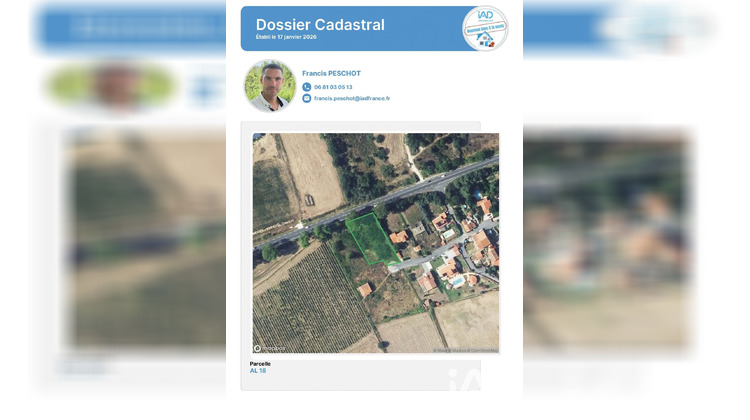 Ma-Cabane - Vente Terrain Saint-Jean-Pla-de-Corts, 1926 m²