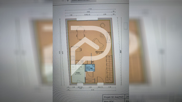 Ma-Cabane - Vente Terrain SAINT-JOACHIM, 173 m²