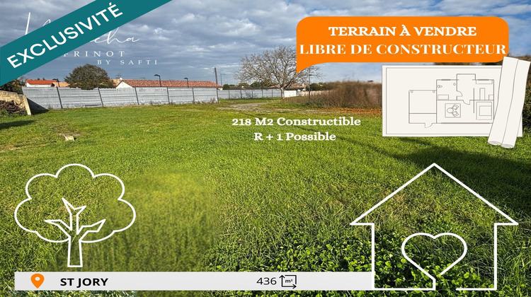 Ma-Cabane - Vente Terrain Saint-Jory, 436 m²