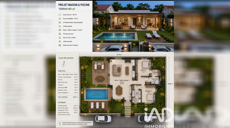 Ma-Cabane - Vente Terrain Saint-Joseph, 467 m²