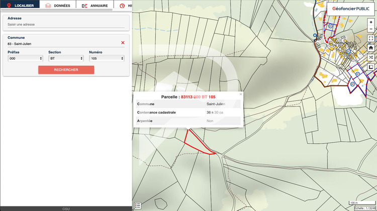 Ma-Cabane - Vente Terrain SAINT-JULIEN, 46773 m²