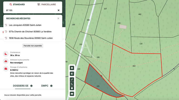 Ma-Cabane - Vente Terrain SAINT-JULIEN, 19855 m²