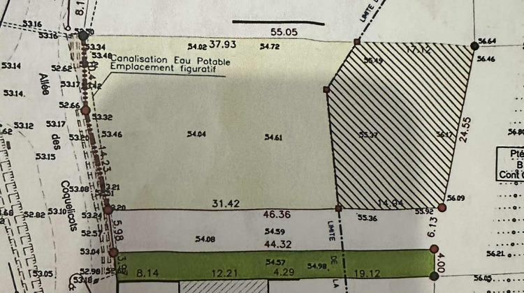 Ma-Cabane - Vente Terrain SAINT LAMBERT DU LATTAY, 1239 m²