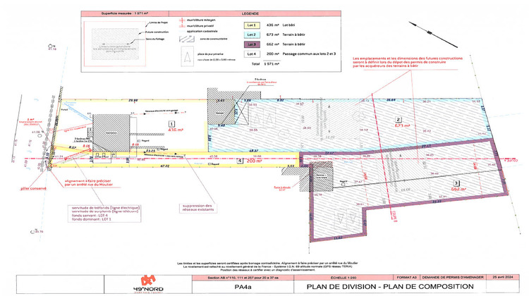 Ma-Cabane - Vente Terrain SAINT-LEU-D'ESSERENT, 673 m²