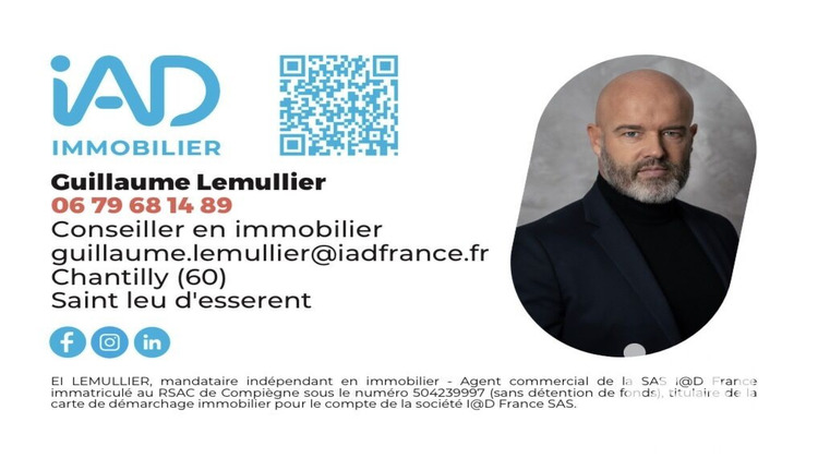 Ma-Cabane - Vente Terrain Saint-Leu-d'Esserent, 1563 m²