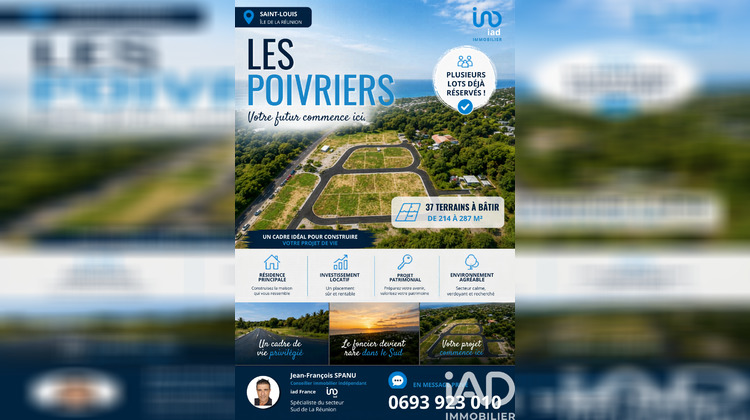 Ma-Cabane - Vente Terrain Saint-Louis, 214 m²
