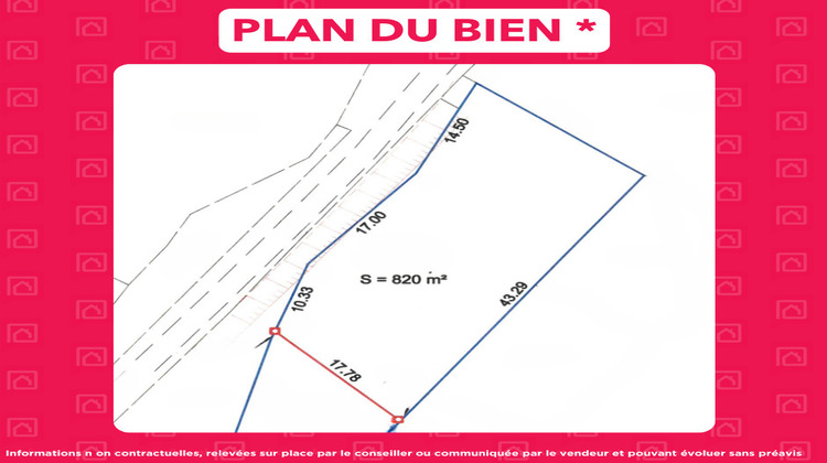 Ma-Cabane - Vente Terrain SAINT MARTIAL SUR NE, 820 m²