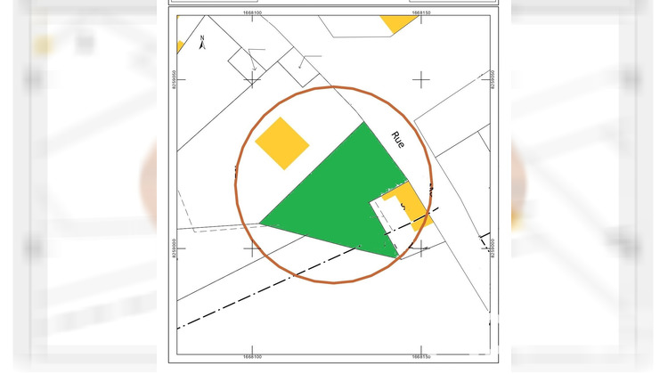 Ma-Cabane - Vente Terrain Saint-Martin-Aux-Bois, 903 m²