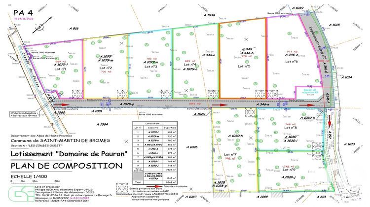 Ma-Cabane - Vente Terrain Saint-Martin-de-Brômes, 748 m²