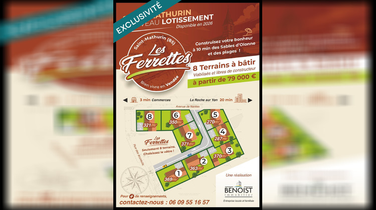 Ma-Cabane - Vente Terrain Saint-Mathurin, 270 m²