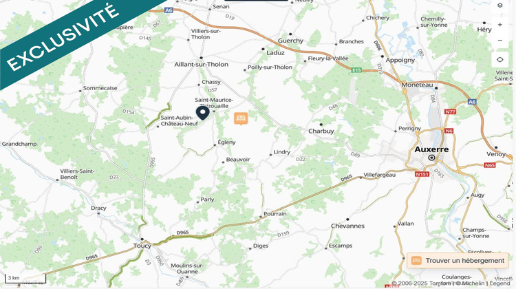 Ma-Cabane - Vente Terrain Saint-Maurice-le-Vieil, 1116 m²