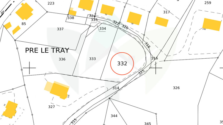 Ma-Cabane - Vente Terrain Saint-Maurice-sur-Moselle, 1009 m²