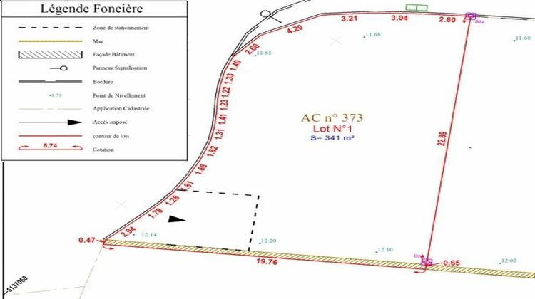 Ma-Cabane - Vente Terrain Saint-Michel-en-l'Herm, 341 m²