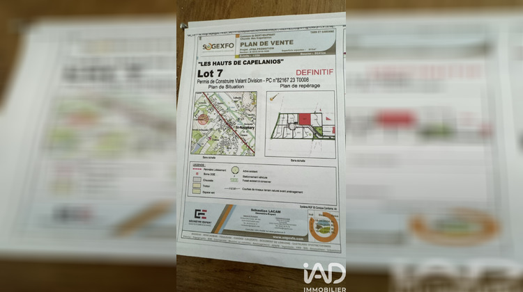 Ma-Cabane - Vente Terrain Saint-Nauphary, 813 m²