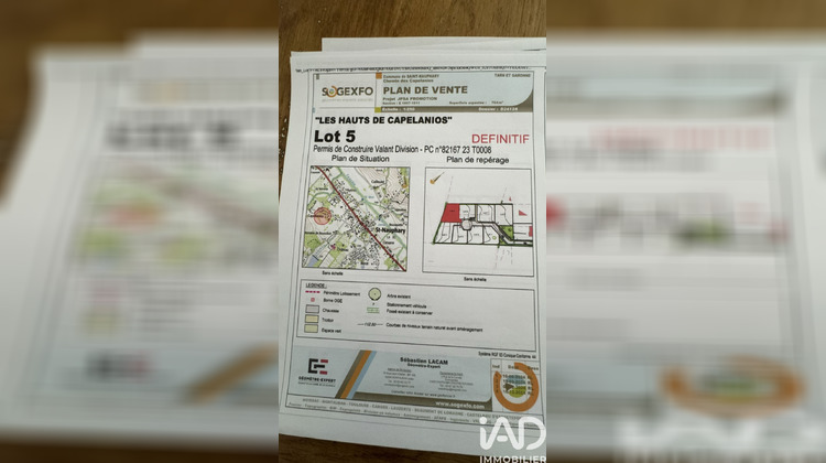 Ma-Cabane - Vente Terrain Saint-Nauphary, 764 m²