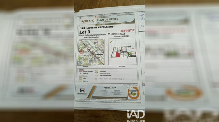 Ma-Cabane - Vente Terrain Saint-Nauphary, 637 m²