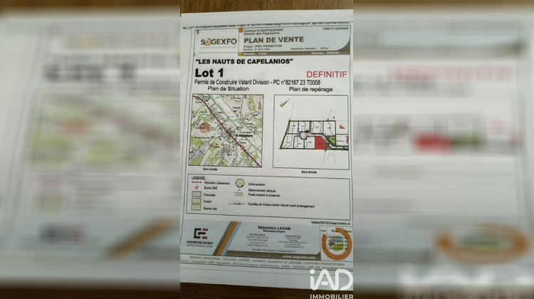 Ma-Cabane - Vente Terrain Saint-Nauphary, 651 m²
