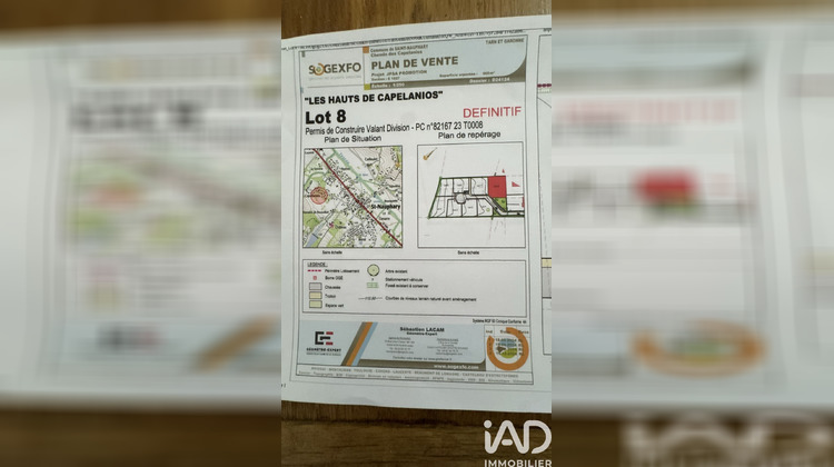 Ma-Cabane - Vente Terrain Saint-Nauphary, 960 m²