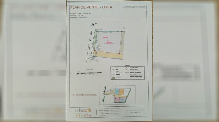 Ma-Cabane - Vente Terrain Saint-Nicolas-de-la-Grave, 824 m²