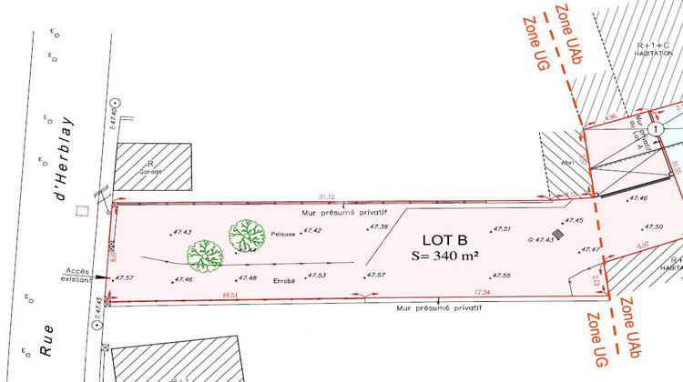 Ma-Cabane - Vente Terrain SAINT-OUEN-L'AUMONE, 340 m²