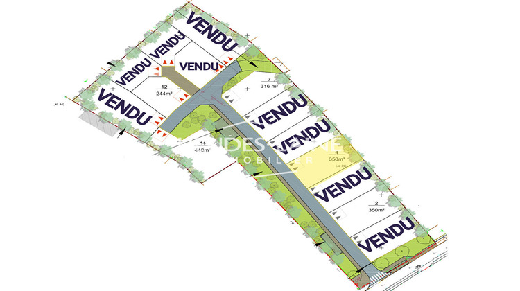 Ma-Cabane - Vente Terrain SAINT-PAIR-SUR-MER, 350 m²