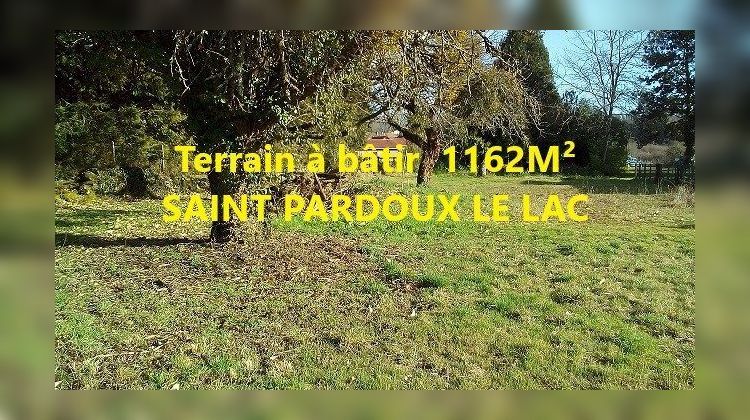 Ma-Cabane - Vente Terrain Saint-Pardoux-le-Lac, 1162 m²