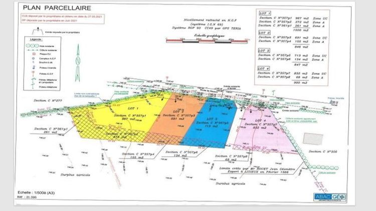 Ma-Cabane - Vente Terrain Saint-Philbert-des-Champs, 900 m²