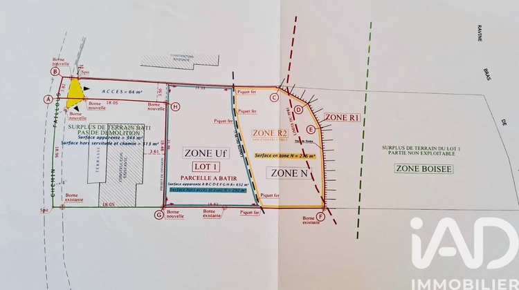 Ma-Cabane - Vente Terrain Saint-Pierre, 632 m²