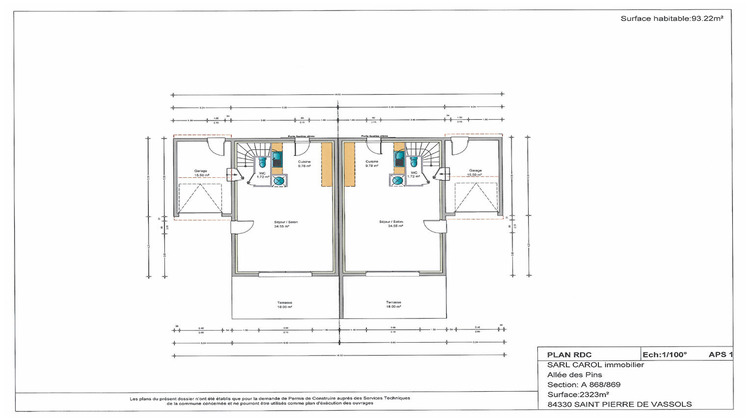 Ma-Cabane - Vente Terrain SAINT-PIERRE-DE-VASSOLS, 491 m²